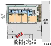 ★手数料０円★小松市向本折町　月極駐車場（LP）